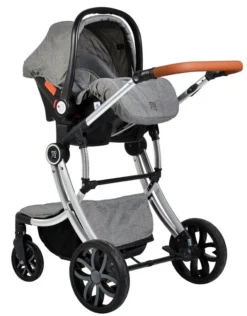 Cangaroo Polly Grey 3-in-1 Combi Kinderwagen Incl. Autostoel -Winkel Voor Babyreisartikelen cangaroo polly grey 3 in 1 combi kinderwagen incl. autostoel 2 1920x1920