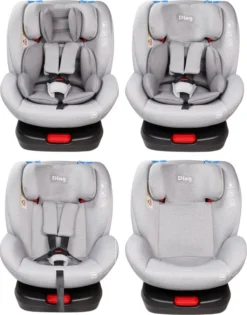Ding Cruz Light Grey 360° Isofix Autostoel 0-36kg DI-101921 4 Ding Cruz Light Grey 360° Isofix Autostoel 0-36kg DI-101921 -Winkel Voor Babyreisartikelen di 101921 ding cruz light grey 4options