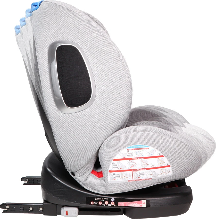 Ding Cruz Light Grey 360° Isofix Autostoel 0-36kg DI-101921 Ding Cruz Light Grey 360° Isofix Autostoel 0-36kg DI-101921 -Winkel Voor Babyreisartikelen di 101921 ding cruz light grey 4positions