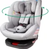 Ding Cruz Light Grey 360° Isofix Autostoel 0-36kg DI-101921