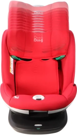 Ding Mace Red 360° I-Size Autostoel 0-36kg DI-111918 -Winkel Voor Babyreisartikelen di 111918 ding mace red 02