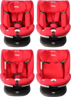 Ding Mace Red 360° I-Size Autostoel 0-36kg DI-111918 -Winkel Voor Babyreisartikelen di 111918 ding mace red 05
