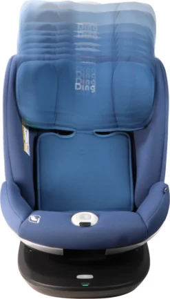 Ding Mace Blue 360° I-Size Autostoel 0-36kg DI-111919 -Winkel Voor Babyreisartikelen di 111919 ding mace blue 02