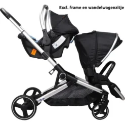 Ding Fenix Black/Black Autostoel 0-13kg -Winkel Voor Babyreisartikelen ding amigo black silver 0 13kg autostoel di 191708 2 1