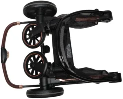 Ding Fenix Black/Rose Kinderwagen DI-191702 -Winkel Voor Babyreisartikelen ding fenix kinderwagen ingeklapt 1