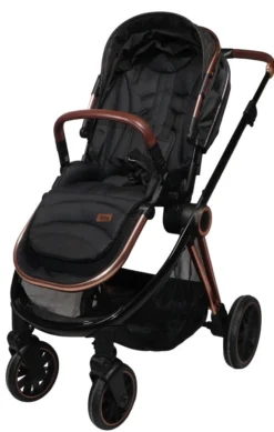 Ding Fenix Black/Rose Kinderwagen DI-191702 -Winkel Voor Babyreisartikelen ding fenix rose kinderwagen1