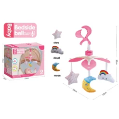 Eco Toys Pink Babymobiel Kinderwagen Speelgoed HC527702 -Winkel Voor Babyreisartikelen eco toys pink babymobiel 2