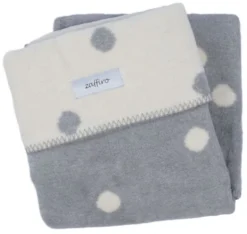 Zaffiro Ecru & Grijs Gestipt 100 X 150 Cm Ledikantdeken 15250