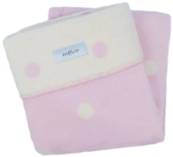 Zaffiro Ecru & Roze Gestipt 100 X 150 Cm Ledikantdeken 15274