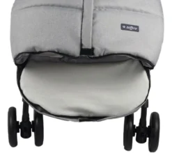 Zaffiro Beige Universele Voetenzak S12 -1.1 -Winkel Voor Babyreisartikelen grijs melange footmuff 1 8
