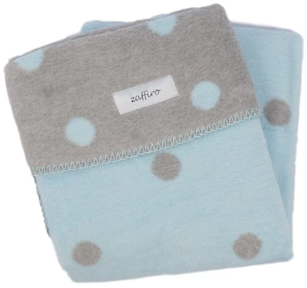 Zaffiro Grijs & Blauw Gestipt 75 x 100 cm Wiegdeken 15045 Zaffiro Grijs & Blauw Gestipt 75 X 100 Cm Wiegdeken 15045 -Winkel Voor Babyreisartikelen grijslichtblauwstippen145926217056fa92dabf237 4