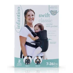 Infantino Swift Classic Grey Draagzak BK-300105 -Winkel Voor Babyreisartikelen infantino swift classic grey draagzak bk 300105 1