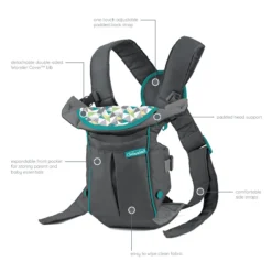 Infantino Swift Classic Grey Draagzak BK-300105 -Winkel Voor Babyreisartikelen infantino swift classic grey draagzak bk 300105 5