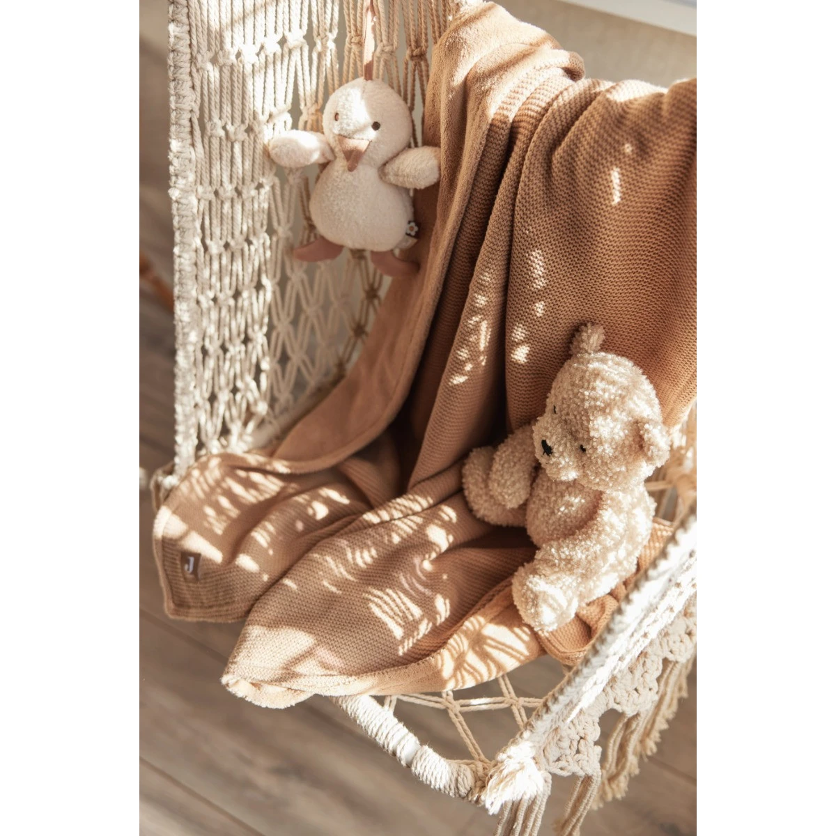 Jollein Basic Knit Biscuit / Fleece 75 X 100 Cm Wiegdeken 517-511-66072 -Winkel Voor Babyreisartikelen jollein basic knit biscuit fleece 100 x 150 cm ledikantdeken 517 522 66072 .8 1