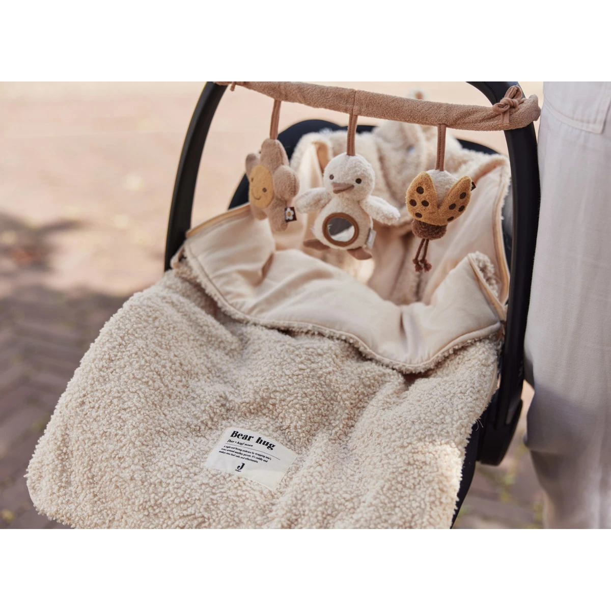 Jollein Boucle Naturel 3/5 Punts 0-9 Maanden Autostoel Voetenzak 025-811-66060 -Winkel Voor Babyreisartikelen jollein boucle naturel 3 5 punts 0 9 maanden autostoel voetenzak 025 811 66060 .7