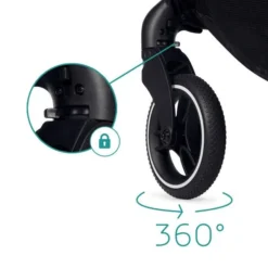 Kinderkraft All Road Ash Grey Wandelwagen KKWALROAGR0000 -Winkel Voor Babyreisartikelen kinderkraft all road wandelwagen 3 1