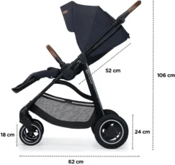 Kinderkraft All Road Ash Grey Wandelwagen KKWALROAGR0000 -Winkel Voor Babyreisartikelen kinderkraft all road wandelwagen 7 1