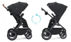 Kinderkraft B-Tour Deep Black 3-in-1 Combi Kinderwagen Incl. Autostoel KSBTOU00BLK3000 -Winkel Voor Babyreisartikelen kinderkraft b tour 3 in 1 deep black wandelwagen ksbtou00blk3000 10