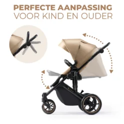 Kinderkraft Prime 2 Sandrose Beige 3-in-1 Kinderwagen Incl. Autostoel KSPRIM02BEG3000 -Winkel Voor Babyreisartikelen kinderkraft prime 2 beige 3 in 1 kinderwagen ksprim02beg3000 7