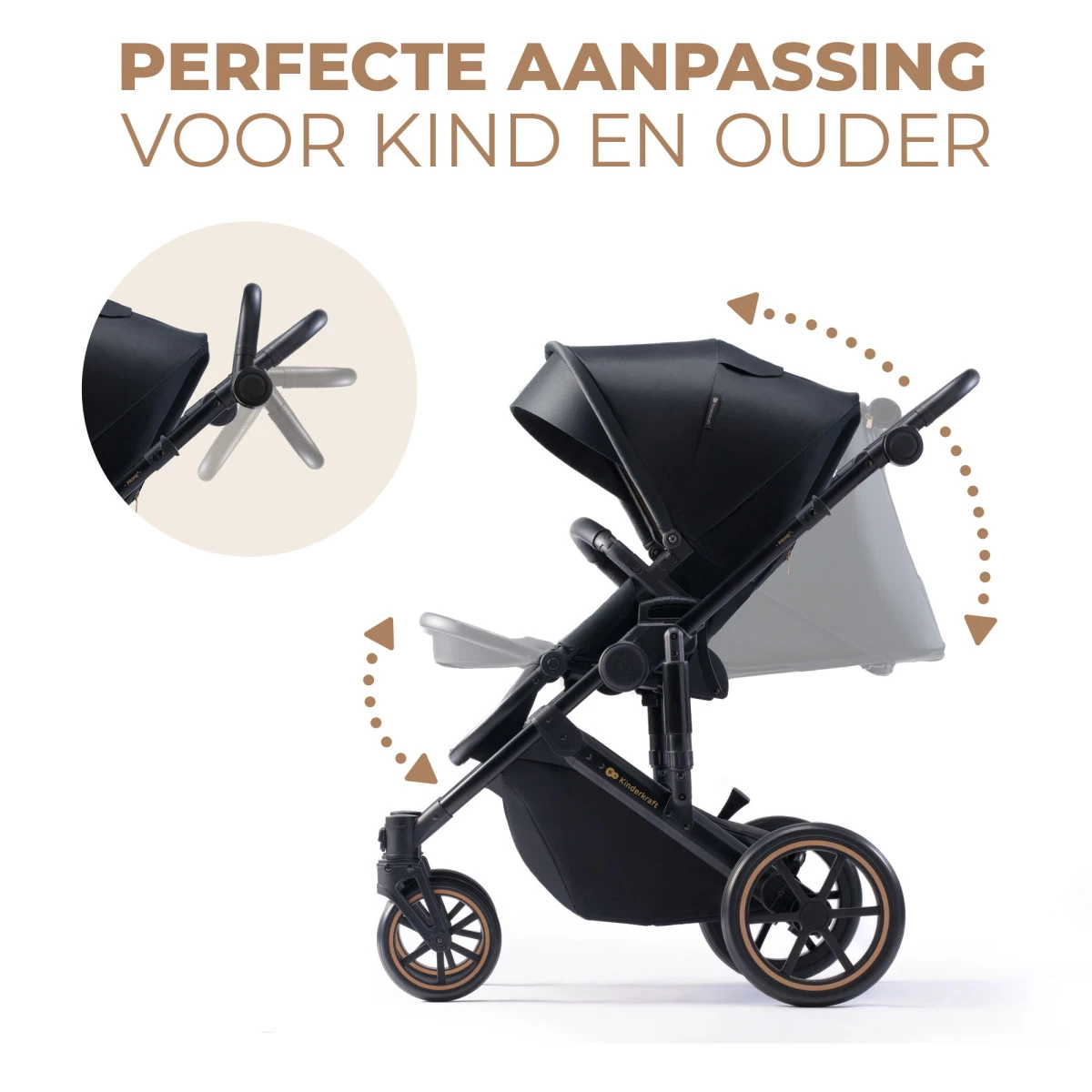 Kinderkraft Prime 2 Venezian Black 3-in-1 Kinderwagen incl. Autostoel KSPRIM02BLK3000 Kinderkraft Prime 2 Venezian Black 3-in-1 Kinderwagen Incl. Autostoel KSPRIM02BLK3000 -Winkel Voor Babyreisartikelen kinderkraft prime 2 venezian black 3in1 kinderwagen ksprim02blk3000 4