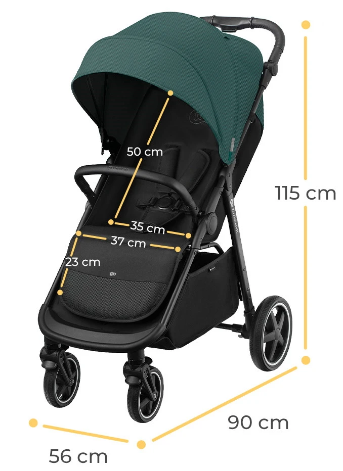 Kinderkraft Route Platinum Grey Wandelwagen KSROUT00GRY0000 Kinderkraft Route Platinum Grey Wandelwagen KSROUT00GRY0000 -Winkel Voor Babyreisartikelen kinderkraft route emerald green wandelwagen ksrout00gre0000 9