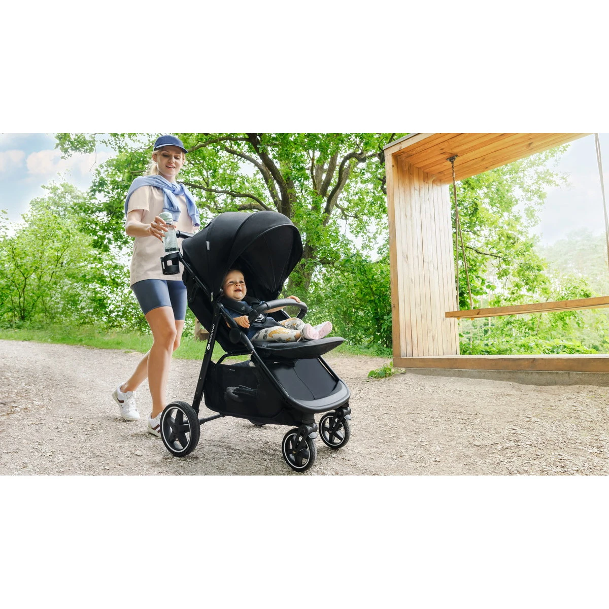 Kinderkraft Route Platinum Grey Wandelwagen KSROUT00GRY0000 Kinderkraft Route Platinum Grey Wandelwagen KSROUT00GRY0000 -Winkel Voor Babyreisartikelen kinderkraft route wandelwagen 27