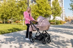 Kunert Ivento Black Deep Graphite 2-in-1 Kinderwagen IVE-09-BLACK -Winkel Voor Babyreisartikelen kunert ivento black smoky pink 2 in 1 kinderwagen ive 11 black