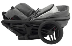 Kunert Lazzio Black Eco-Leather 2-in-1 Kinderwagen LAZ-11-BLACK -Winkel Voor Babyreisartikelen kunert lazzio 2 in 1 kinderwagen laz 11 10