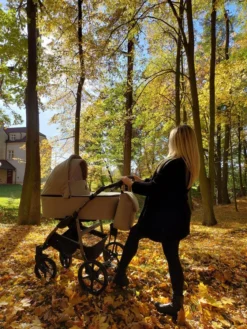 Kunert Mata Gold Black 2-in-1 Combi Kinderwagen MATA-10-GOLD -Winkel Voor Babyreisartikelen kunert mata black mocca 2 in 1 combi kinderwagen mata 02 black 5 1