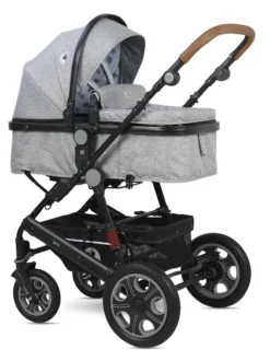 Lorelli Lora Cool Grey Elephants 3-in-1 Combi Kinderwagen Incl. Autostoel 1002128-2123D -Winkel Voor Babyreisartikelen lorelli lora cool grey elephants 3 in 1 4