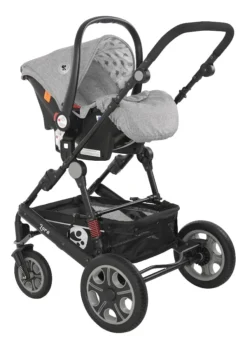 Lorelli Lora Cool Grey Elephants 3-in-1 Combi Kinderwagen Incl. Autostoel 1002128-2123D -Winkel Voor Babyreisartikelen lorelli lora cool grey elephants 3 in 1 7