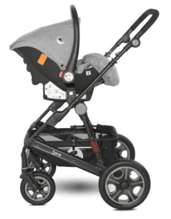 Lorelli Lora Cool Grey Elephants 3-in-1 Combi Kinderwagen Incl. Autostoel 1002128-2123D -Winkel Voor Babyreisartikelen lorelli lora cool grey elephants 3 in 1 8