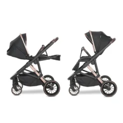 Lorelli Aria Black 3-in-1 Kinderwagen Incl. Autostoel 1002177-2352 -Winkel Voor Babyreisartikelen lorelli aria 3 in 1 combi details sfeer 7 2