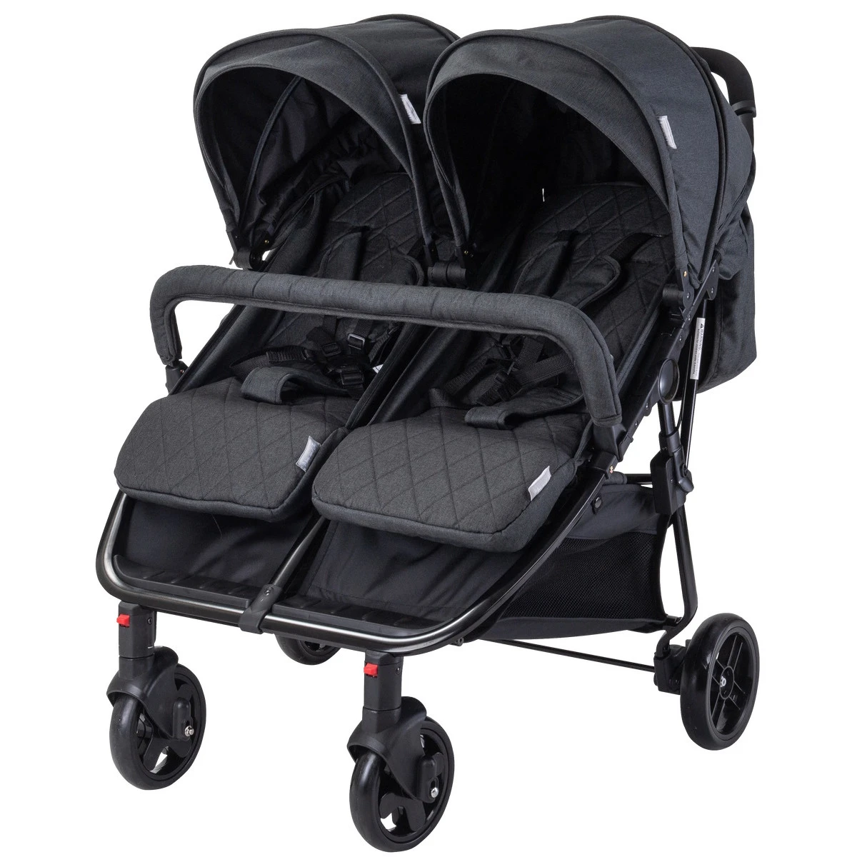 Lorelli Duo Black Duowagen incl. Luiertas 1002154-2305 Lorelli Duo Black Duowagen Incl. Luiertas 1002154-2305 -Winkel Voor Babyreisartikelen lorelli duo black duowagen incl. luiertas 1002154 2305