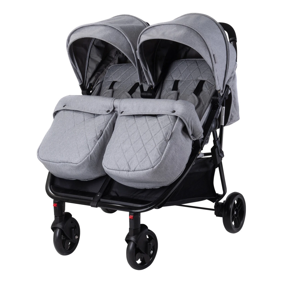 Lorelli Duo Cool Grey Duowagen incl. Luiertas 1002154-2386 Lorelli Duo Cool Grey Duowagen Incl. Luiertas 1002154-2386 -Winkel Voor Babyreisartikelen lorelli duo cool grey duowagen incl. luiertas 1002154 2386 15
