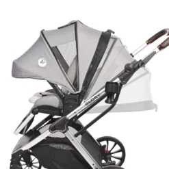 Lorelli Glory Grey 3-in-1 Combi Kinderwagen Incl. Autostoel 1002176-2302 -Winkel Voor Babyreisartikelen lorelli glory features 2 1