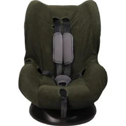 MamaLoes Badstof Groen Groep 1+ Autostoelhoes ML010702