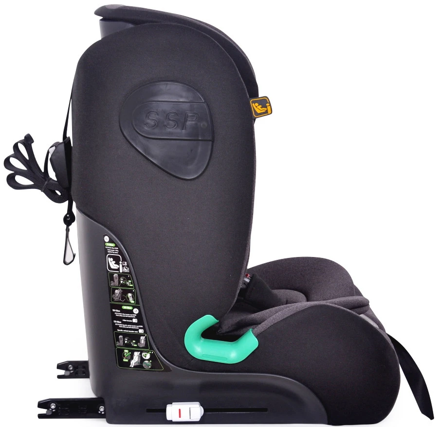 Ding York Black I-Size Autostoel 9-36 Kg K63 -Winkel Voor Babyreisartikelen mamaloes ding york black i size autostoel 9 36 kg k63 8 5