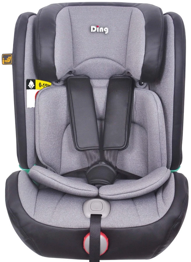 Ding York Grey Leather I-Size Autostoel 9-36 Kg K63 -Winkel Voor Babyreisartikelen mamaloes ding york grey leather i size autostoel 9 36 kg k63
