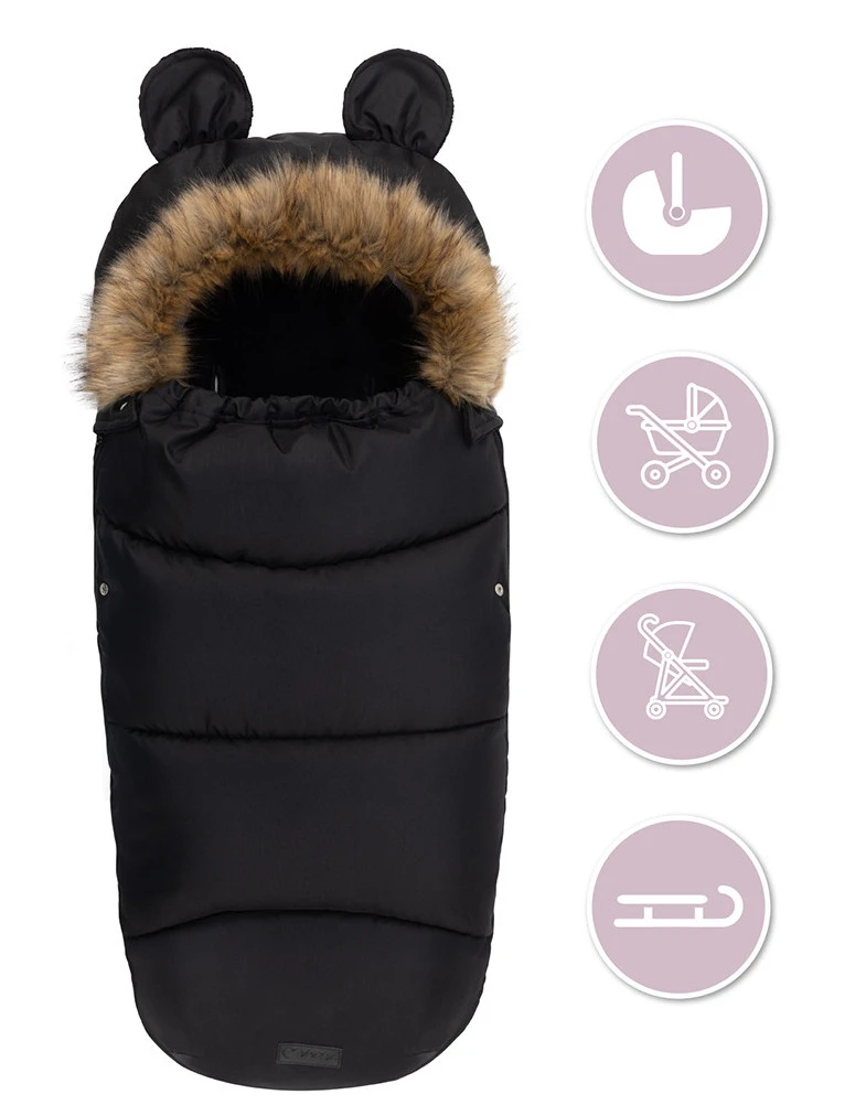 Momi Black Universele Voetenzak AKCE00032 Momi Black Universele Voetenzak AKCE00032 -Winkel Voor Babyreisartikelen momi black universele voetenzak akce00032 6