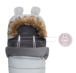 Momi Grey Universele Voetenzak AKCE00034 -Winkel Voor Babyreisartikelen momi grey universele voetenzak akce00034 4