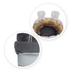 Momi Grey Universele Voetenzak AKCE00034 -Winkel Voor Babyreisartikelen momi grey universele voetenzak akce00034 5