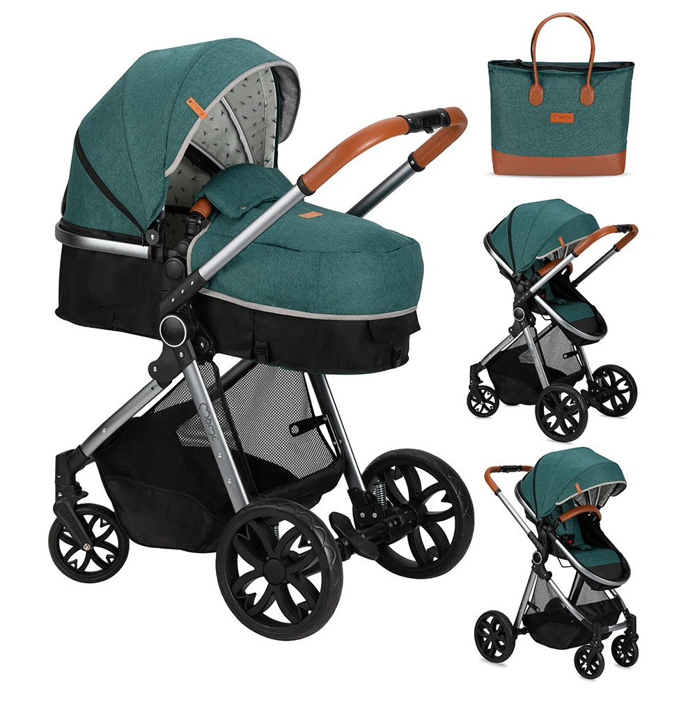 Momi Limuru Green 2-in-1 Combi Kinderwagen WOSP00028 Momi Limuru Green 2-in-1 Combi Kinderwagen WOSP00028 -Winkel Voor Babyreisartikelen momi limuru green 2 in 1 combi kinderwagen wosp00028 1