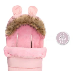 Momi Pink Universele Voetenzak AKCE00033 -Winkel Voor Babyreisartikelen momi pink universele voetenzak akce00033 4