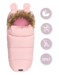 Momi Pink Universele Voetenzak AKCE00033 -Winkel Voor Babyreisartikelen momi pink universele voetenzak akce00033 6