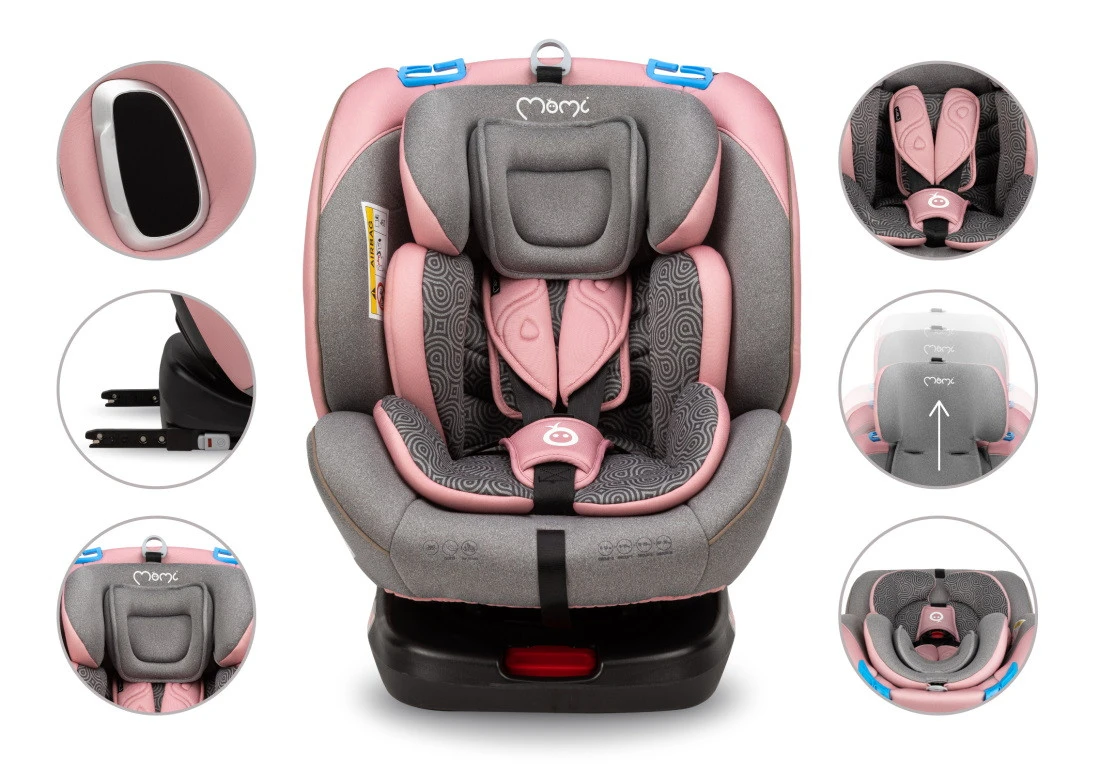 Momi Tordi Roze Isofix 360° 0-36 Kg Autostoel FOSA00018 -Winkel Voor Babyreisartikelen momi tordi roze isofix 360 0 36 kg autostoel fosa00018 12