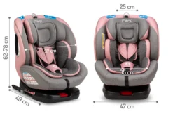 Momi Tordi Roze Isofix 360° 0-36 Kg Autostoel FOSA00018 -Winkel Voor Babyreisartikelen momi tordi roze isofix 360 0 36 kg autostoel fosa00018 13
