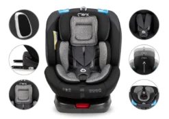 Momi Tordi Zwart Isofix 360° 0-36 Kg Autostoel FOSA00016 -Winkel Voor Babyreisartikelen momi tordi zwart isofix 360 0 36 kg autostoel fosa00016 12