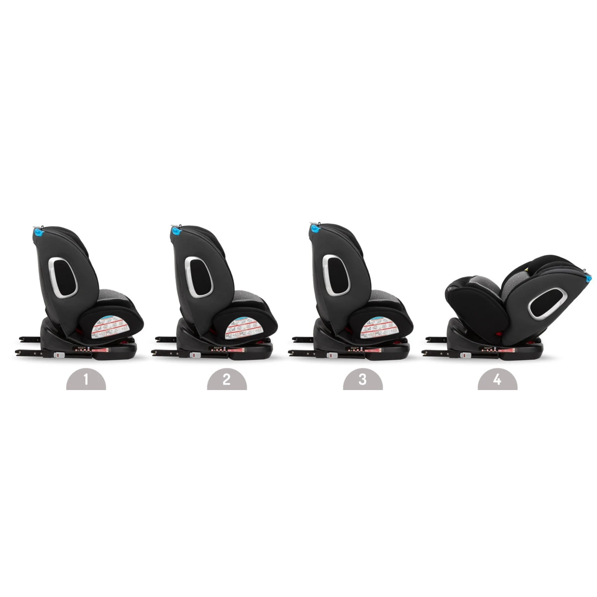 Momi Tordi Zwart Isofix 360° 0-36 Kg Autostoel FOSA00016 -Winkel Voor Babyreisartikelen momi tordi zwart isofix 360 0 36 kg autostoel fosa00016 5