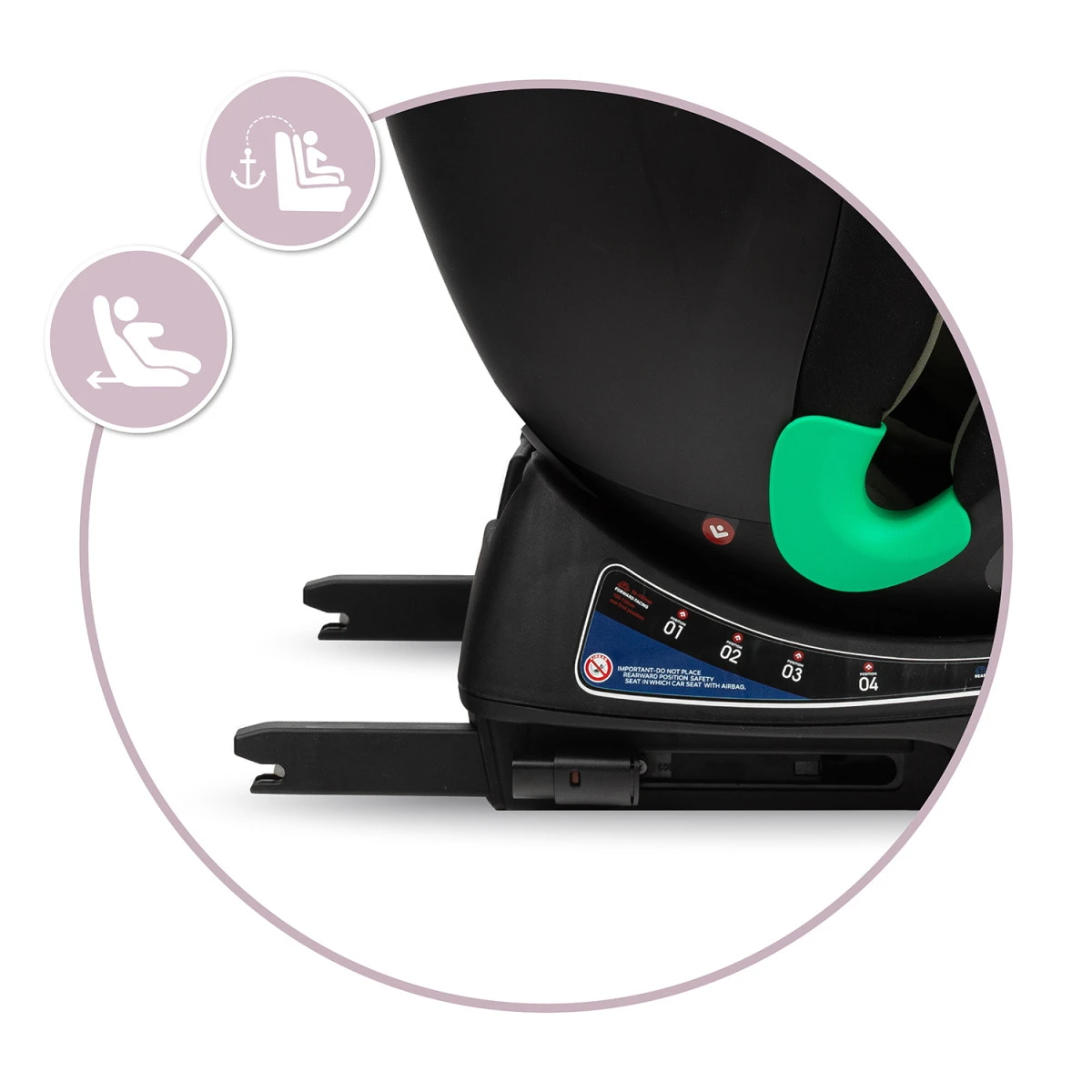 Momi Urso Pink 40-150 Cm I-Size Autostoel FOSA00021 -Winkel Voor Babyreisartikelen momi urso pink 40 150 cm i size autostoel fosa00021 10